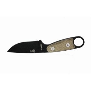 ESEE Black Izula w/ Grey Micarta Handles and Molded Polymer Sheath